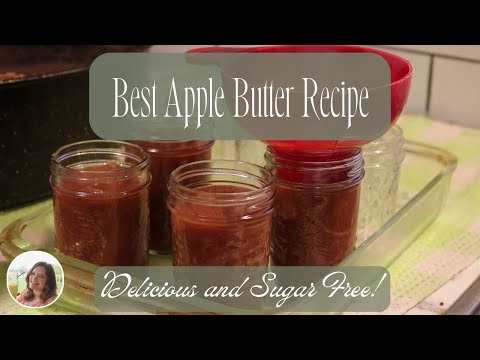 Видео: Как законсервировать рецепт яблочного масла без сахара!