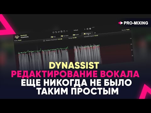 Видео: DynAssist - Редактирование вокала еще никогда не было таким простым