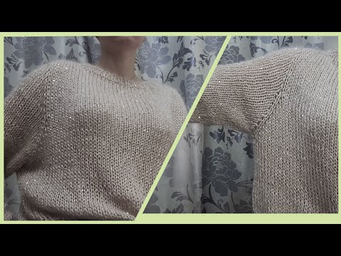 Видео: Тренд сезона Реглан-погон.Мой идеальный свитер.Как вязала пуловер в технике реглан-погон