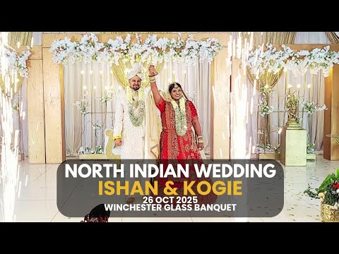 Видео: E2R: Североиндийская свадьба | Ишан и Коги | Винчестерский стеклянный банкет | 26 октября 2025 г.