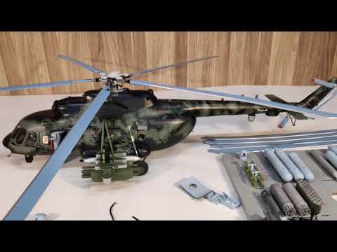 Видео: Вертолет Ми-8АМТШ. Масштаб М1:20. Helicopter Scale Model Mi-8AMTSH.