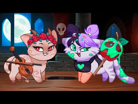 Видео: РАКША, НЕМИ и РИВЕР 🎃 Обзор на премиум героев в Castle Cats