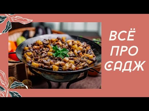 Видео: Обзор сковороды САДЖ. Обжиг Саджа. Курица по-тайски в Садже.