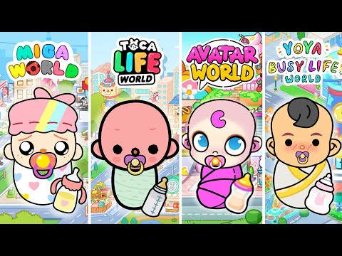 Видео: Дитина в Тока Бока vs Avatar World vs Miga World | Toca Life World