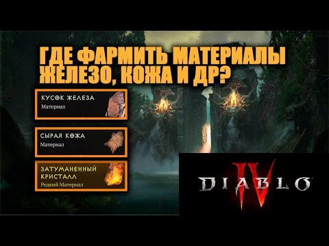Видео: ГДЕ ФАРМИТЬ ЖЕЛЕЗО, КОЖУ И ДРУГИЕ МАТЕРИАЛЫ В DIABLO 4?