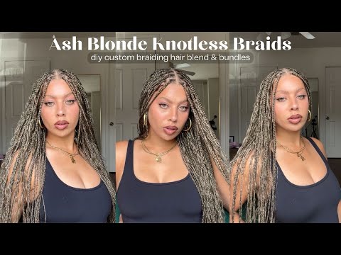 Видео: Как самостоятельно заплести косы в стиле бохо без узлов цвета пепельного блонда (индивидуальное п...