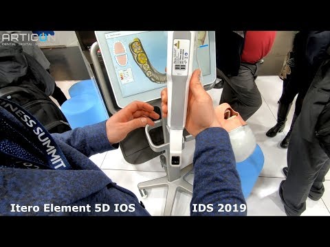 Видео: IDS 2019 - Стенд Invisalign Itero: новый Element 5D интраоральный сканнер