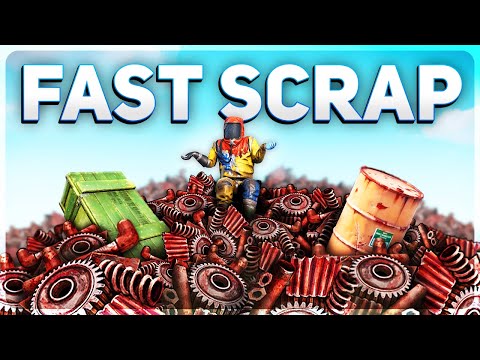 Видео: Как быстрее всего получить лом на ранних этапах игры? | Учебник Rust