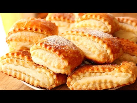 Видео: СЛОЁНЫЕ "ПОДУШЕЧКИ" с МЯГКОЙ Творожной Начинкой. Сочни НА СКОРУЮ РУКУ к Чаю. Творожное ПЕЧЕНЬЕ