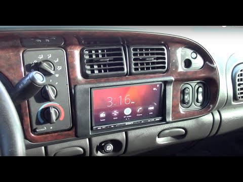 Видео: Установка стереосистемы Double Din на Dodge Ram 98-02