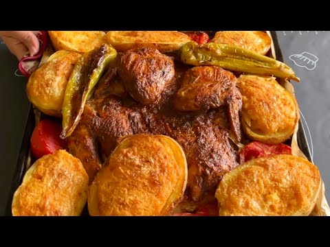 Видео: Հավը ջեռոցում, անչափ համեղ ուտեստ👍 Havi msov utestner : Utestner : Курица с картошкой в духовке 👌