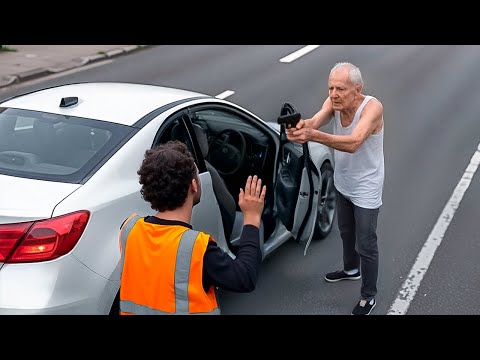 Видео: Времена, когда протестующие связались не с теми прохожими!