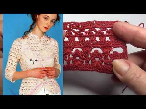 Видео: Узор и еще узор крючком ОЧЕНЬ НЕЖНЫЙ КРАСИВЫЙ УЗОР КРЮЧКОМ