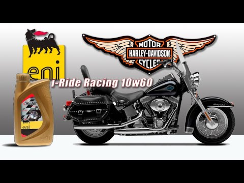 Видео: Eni i-Ride Racing 10w60 (отработка из Harley-Davidson 4 070 км., "горячий воздушник").