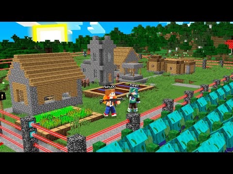 Видео: АУЫЛДЫ МУТАНТ ЗОМБИЛАРДАН ҚОРҒАДЫҚ қазақша майнкрафт казакша айшуак