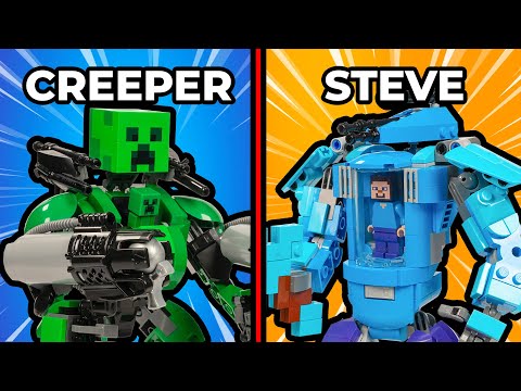 Видео: Я построил механизмы LEGO Minecraft