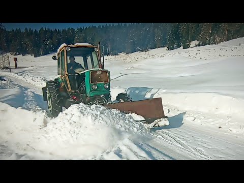 Видео: Установка переднего отвала на Т-40АМ с кабиной ЮМЗ