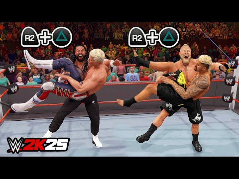 Видео: «DUAL» движется одновременно в WWE 2K25!