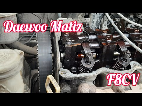 Видео: Дэу Матиз. Регулировка тепловых зазоров.