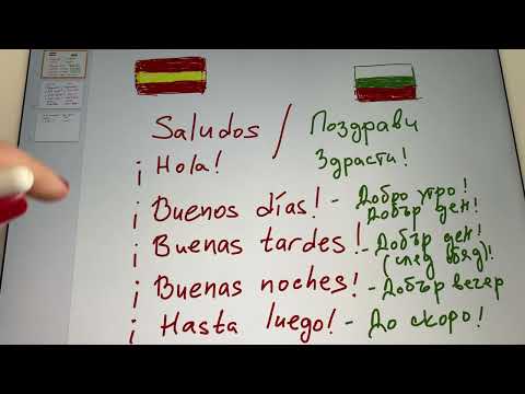 Видео: Начлно ниво А1 по испански : Поздрави на испански 🇪🇸saludos en español