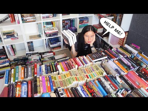 Видео: полная ПЕРЕСТАНОВКА на КНИЖНЫХ ПОЛКАХ 🤯📚