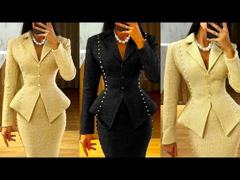 Видео: Давайте разработаем стильную выкройку блейзера с зубчатым воротником.