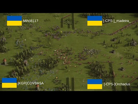 Видео: COVBASA відмічає День Народження|Заруба з гравцями з WCC | козаки 3 | 2 x 2|