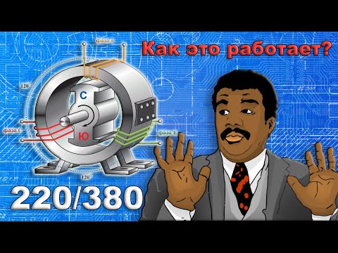 Видео: Как из 220 получается 380 вольт? Самое простое объяснение #энерголикбез