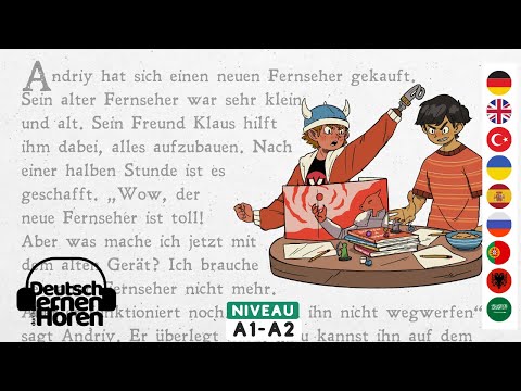 Видео: #585 Учим немецкий с историями | Учим немецкий на слух | A1-A2