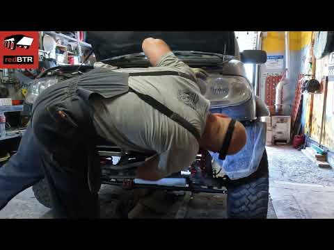 Видео: Установка лебедки серии HUNTER redBTR на УАЗ Патриот