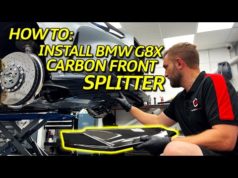 Видео: КАК УСТАНОВИТЬ ПЕРЕДНИЙ СПЛИТТЕР НА BMW M3 G80 / M4 G82