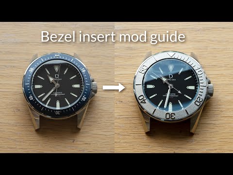 Видео: Руководство по замене вставки безеля — серия Seiko mod