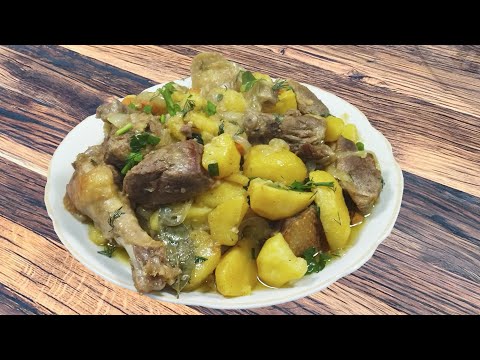 Видео: Утка с картошкой "По-деревенски" НУ ОЧЕНЬ ВКУСНО, ЧУТЬ ЯЗЫК НЕ ПРОГЛАТИЛА!!!!