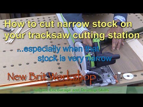 Видео: Как делать узкие пропилы на отрезной станции Tracksaw