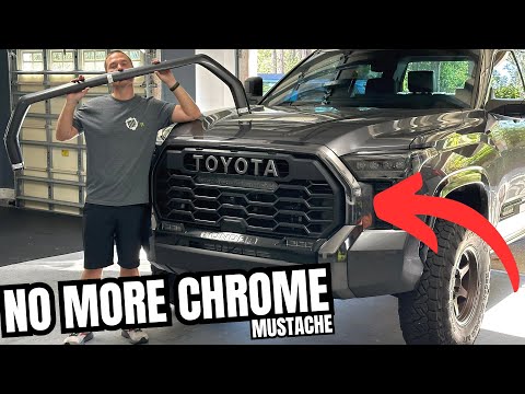 Видео: Самый простой способ удалить хромированную решетку радиатора Tundra 3-го поколения