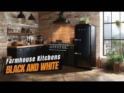 Видео: Кухни в деревенском стиле, которые заставят вас переосмыслить черно-белую гамму