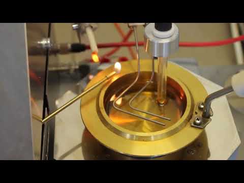Видео: Температура вспышки в открытом тигле (смотрите переснятый анализ в плейлисте видео 3.1), тво