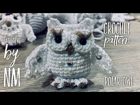 Видео: СОВЕНОК КРЮЧКОМ 🦉 / CROCHET POLAR OWL / ИГРУШКИ КРЮЧКОМ