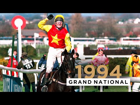 Видео: Миннехома одержала убедительную победу на Гранд Национале в Эйнтри в 1994 году.