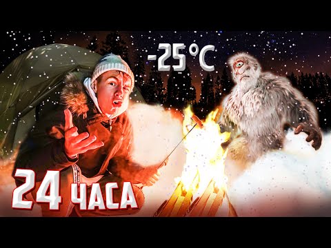 Видео: ВЫЖИВАЮ 24 ЧАСА ЗИМОЙ НА УЛИЦЕ ЧЕЛЛЕНДЖ ?!