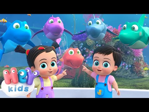 Видео: БЕБЕ АКУЛА | Детски български песнички и танци - HeyKids