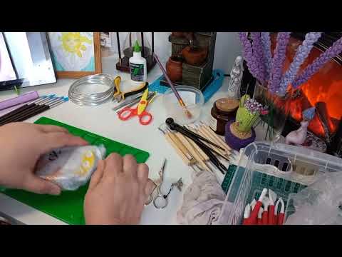 Видео: Мой ангела Вдохновения (глина без обжига)#мой_уютныйдом