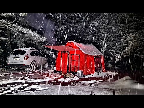 Видео: МЫ РАЗБИВАЛИ ЛАГЕРЬ И СКОЛЬЗИЛИСЬ ПРИ -5 ГРАДУСАХ.
