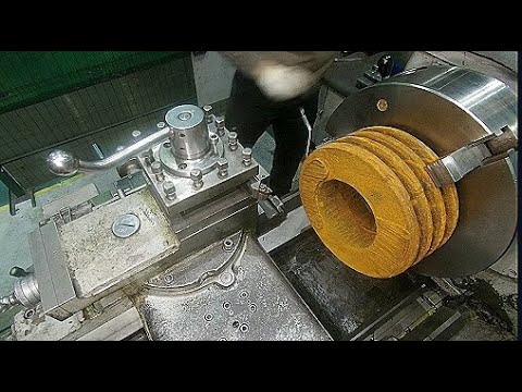 Видео: Кронблок подвижный. machining a part on a lathe