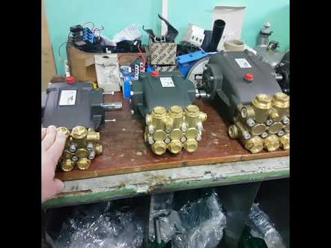 Видео: Какие бывают помпы высокого давления производства Италия , семейная компания Маззони, 170 бар, 200ба