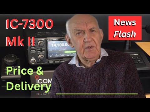 Видео: Цена и доставка любительского радио КВ-трансивера Icom IC 7300 Mk II