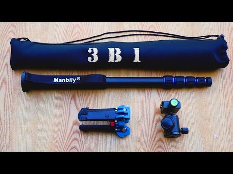 Видео: Топ монопод стабилизатор с Алиэкспресс 3 в 1. Честный ОБЗОР manbily