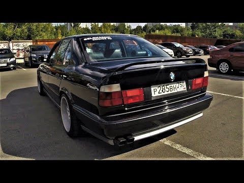 Видео: BMW E34 540 ЖИВАЯ ! и на МКПП ! Кайф...