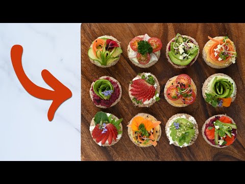 Видео: Самые красивые маленькие сэндвичи в мире?