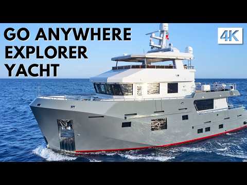 Видео: Bering 77 Explorer (ТЕПЕРЬ В 4K РЕМАСТЕРИНГЕ!!! 🎉) Непрерывный марафонский тур на яхте и морские исп